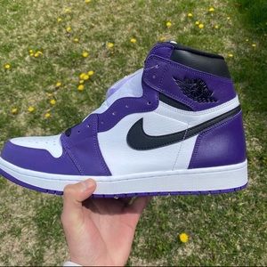 Air Jordan 1 Court Purple White Retro High OG